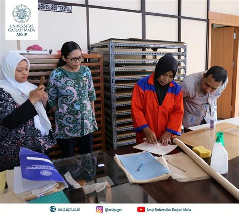 Badan Riset Dan Inovasi Nasional Melakukan Studi Banding Di Arsip Ugm