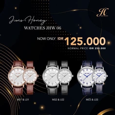 Jual JAM TANGAN JHW 06 JIMS HONEY BISA COD Shopee Indonesia