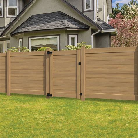 Barrette Outdoor Living Horizontal Fence Cypress Vinyl Privacy Gate Wayfair