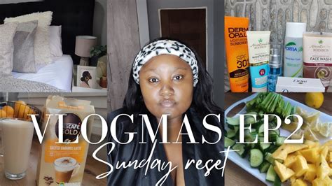 VLOGMAS EP2 Sunday Reset With Me Smoothie Pre Packs Cleaning