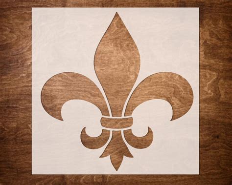 FLEUR DE LIS Stencil Flower Stencils For Painting On Wood Canvas