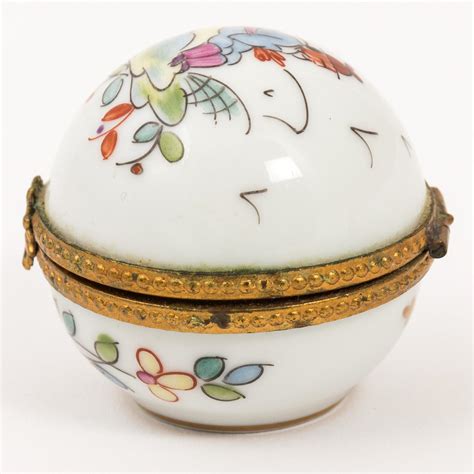 Tiffany And Co Limoges Hand Painted Porcelain Box At 1stDibs Tiffany