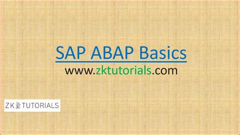 17 Create Your First Abap Program In Sap Abap Editor Youtube