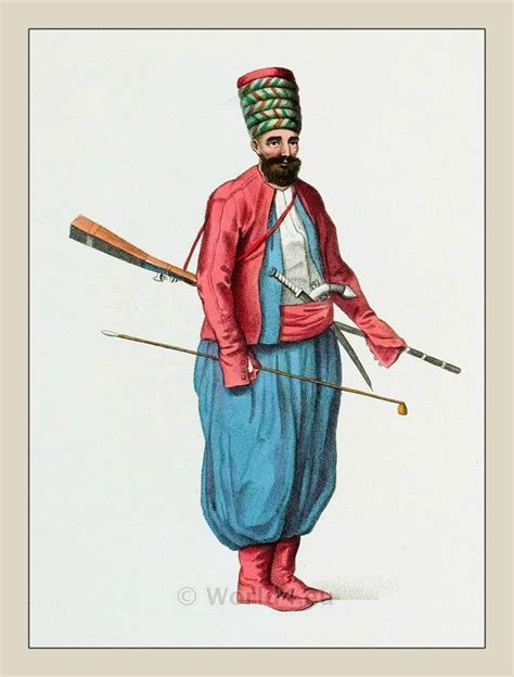 Costumes Of Turkey Ottoman Empire Turkish Army Janissaries