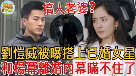 劉愷威被爆「搭上細18年」已婚女星？和楊冪離婚內幕終曝光，容貌突變無戲可拍背後竟另有隱情！劉愷威 楊冪 劉丹 Tvb 八卦新聞