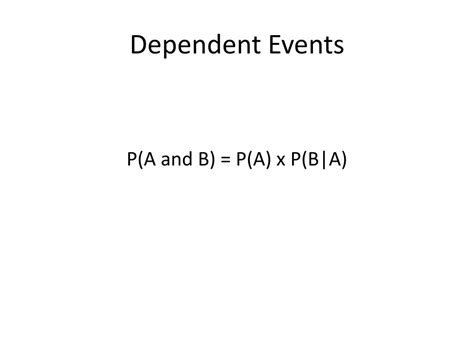 Ppt 6 4 Dependent And Independent Events Powerpoint Presentation