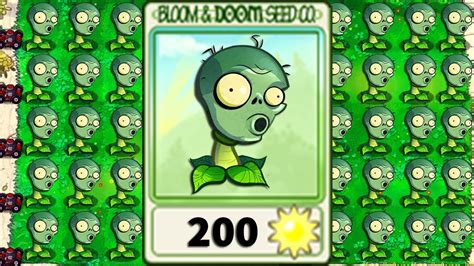 Zombies Peashooter Zomplants Vs All Zombotany Plants Vs Zombies Mod