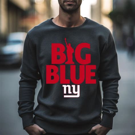 New York Giants Big Blue American Football Logo 2023 Shirt - Hersmiles