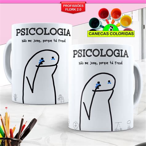 Caneca Personalizada Porcelana Psicologia Psic Loga Psic Logo Profiss O