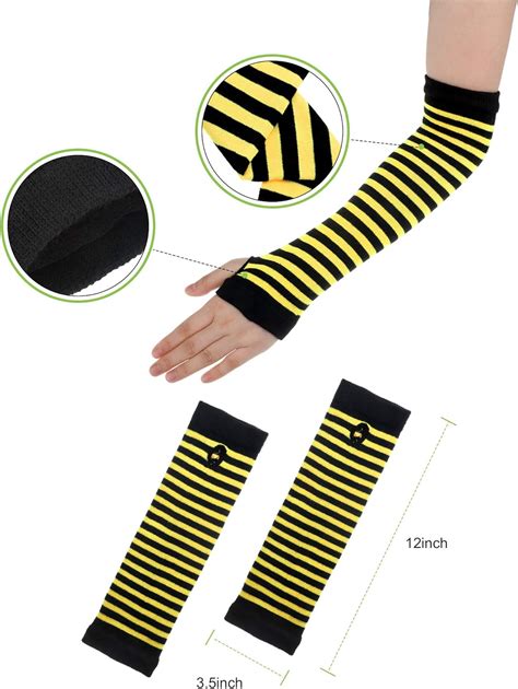 Pieces Bee Costume Kit Bee Bopper Antenna Headband Tutu Skirt Bee