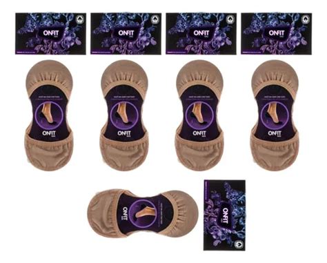 Kit Meias Onfit Mini Pares Algodão Nude Bege Tam Á Frete grátis