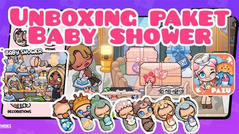 Game Pazu Avatar World Unboxing Paket Baby Shower Youtube