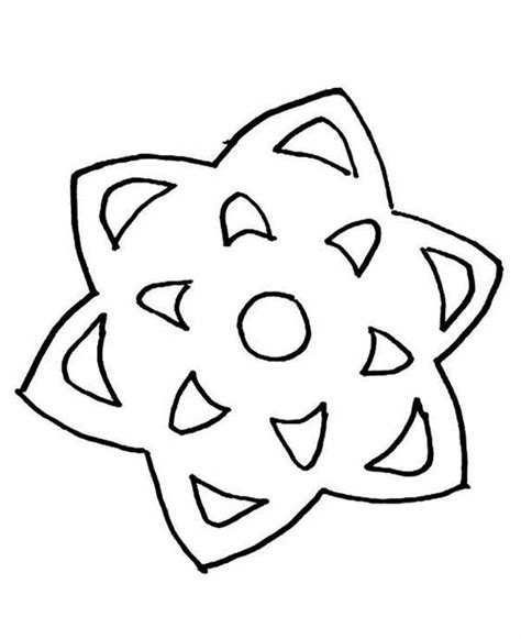 Free & Easy To Print Snowflake Coloring Pages - Tulamama