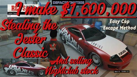 I Make Mil Stealing The Jester Classic And Selling Nightclub Stock