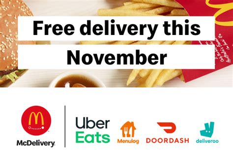 DEAL McDonald S Free Delivery On Orders Over 25 Via Uber Eats