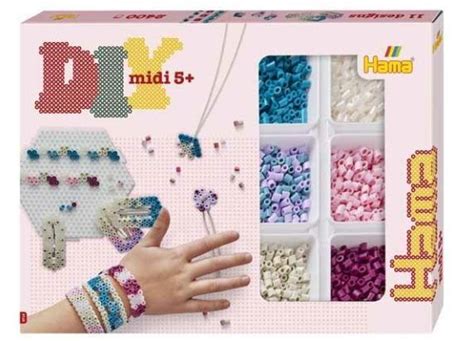 Hama Activity Box Pink Beads Toychamp