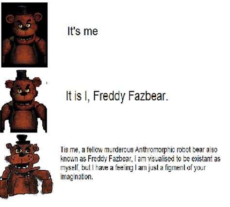 Increasingly Verbose Freddy Fazbear meme. by ZaymbusSutherland on DeviantArt