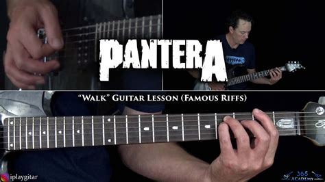 Walk Guitar Lesson W Onscreen Tab Pantera Youtube