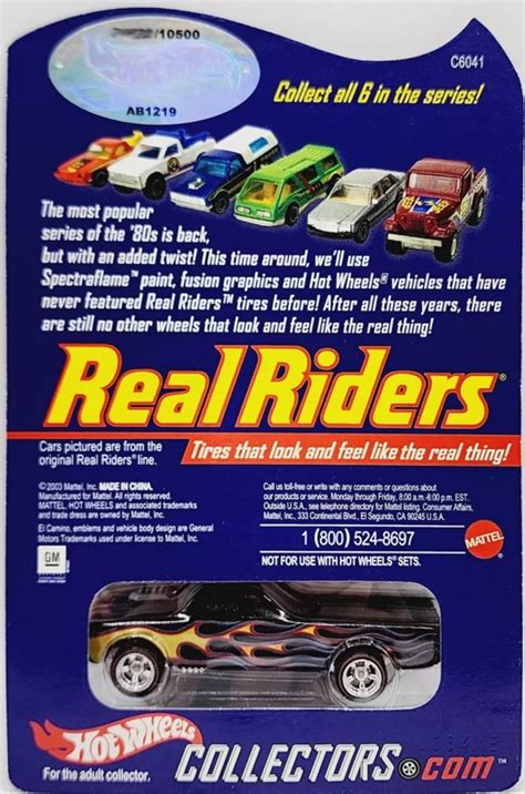 2004 Hot Wheels Custom Fleetside RLC Exclusive Release Real Riders Series 3