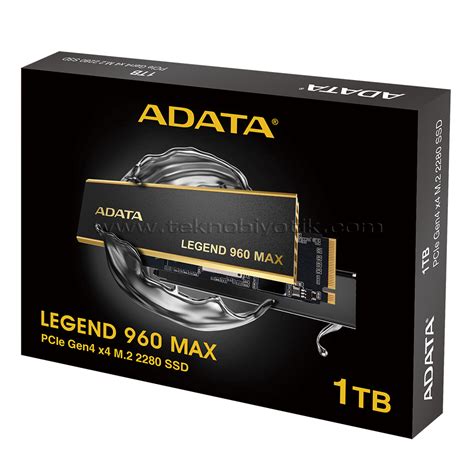 Adata LEGEND 960 MAX 1TB 7400-6000MB/s NVMe PCIe 4.0 m.2 Gen4 PC / PS5 ...