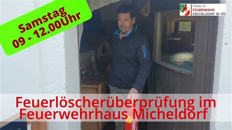 FF Micheldorf OÖ FEUERLÖSCHER ÜBERPRÜFUNG am 04 Nov 2023 YouTube