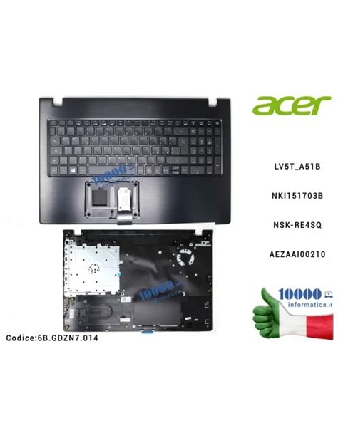 B Gdzn Tastiera Italiana Completa Di Top Case Superiore Acer