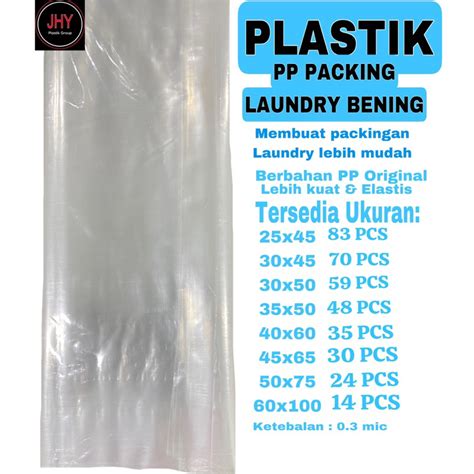 Jual Plastik Packing Laundry Plastik Laundry Kiloan Plastik PP