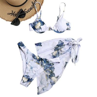 Str J K Pielowy Z Chust Pushup Bikini Zestaw Oficjalne Archiwum Allegro