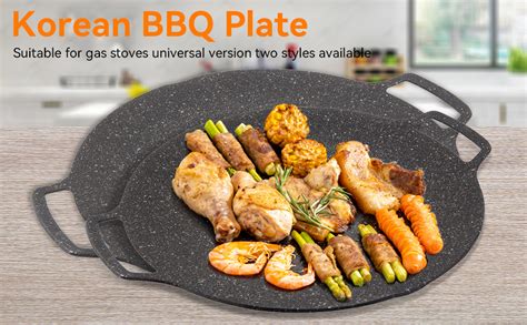 Amazon Korean Bbq Grill Cast Iron Grill Pan Non Stick Korean