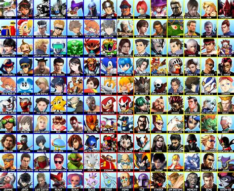 SEGA Vs. Capcom Roster by Kidzohair1000 on DeviantArt