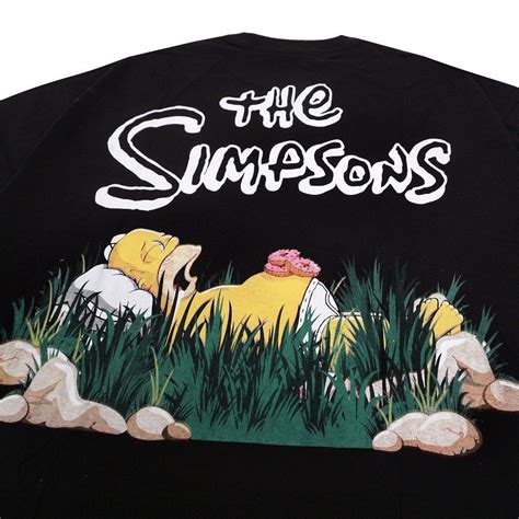 Kaos Oversize Pierrechere The Simpsons Fesyen Pria Pakaian Atasan