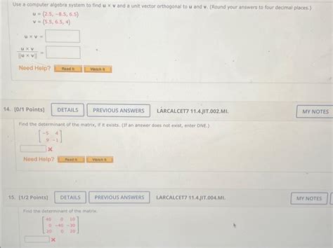 Solved Use A Computer Algebra System To Find Uv And A Unit Chegg