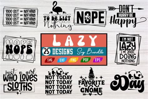 Lazy Svg Bundle Graphic By Ijdesignerbd777 · Creative Fabrica