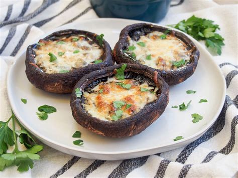 Baked portobello mushrooms - Caroline's Cooking