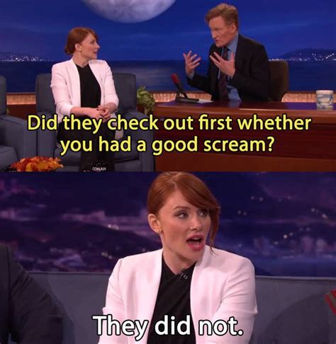 If You Do One Thing Today, Listen To Bryce Dallas Howard Scream