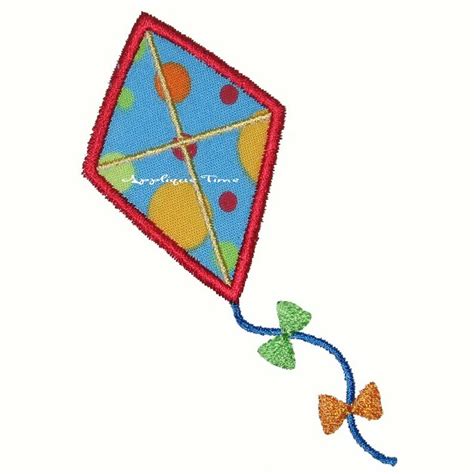 Instant Download Kite Machine Embroidery Applique Design 4x4 Etsy