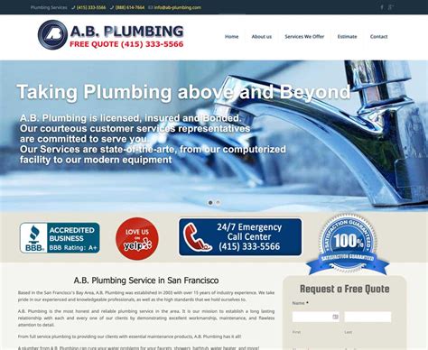 Top 100 Plumbing Websites For Inspiration BlakSheep Creative