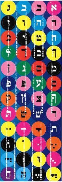 Stickers Jumbo Alef Beis With Blue Backround 25 Sheets Skool Krafts