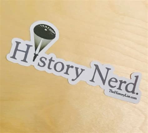 History Nerd Sticker Paratrooper Tr Historical