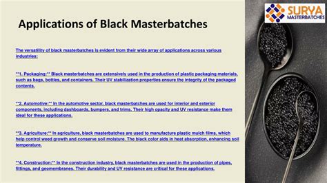 PPT Black Masterbatches Manufacturer PowerPoint Presentation Free