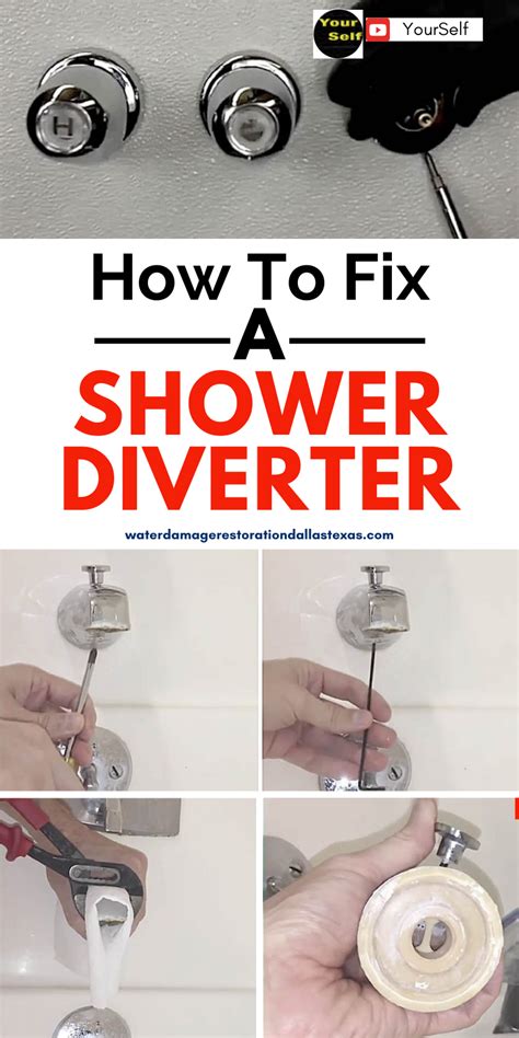 How To Fix Shower A Diverter [diy] Step By Step W Pictures Shower