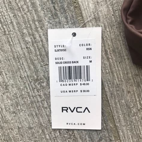 Rvca Swim Rvca Solid Cross Back Bikini Top Poshmark