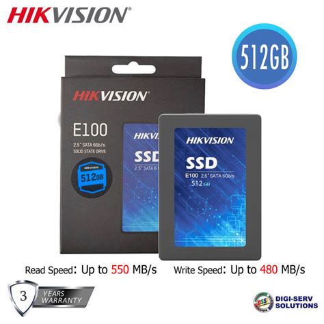 Hikvision E Gb Sata Gb S D Tlc Ssd With Years Warranty