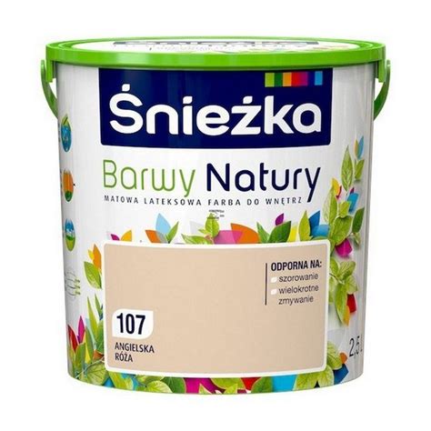 Śnieżka Barwy Natury 2 5L Angielska Róża 107 Farba