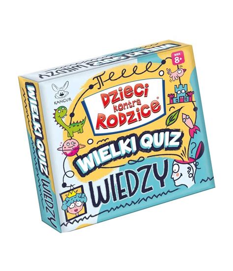 Gra Planszowa Kangur Dzieci Kontra Rodzice Wielki Quiz Wiedzy