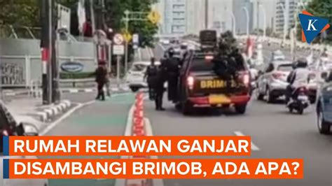 Rumah Relawan Ganjar Didatangi Brimob Mahfud Md Santai Youtube