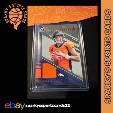 Drew Lock RC 2019 Donruss Rookie Phenoms Patch Broncos New York Giants