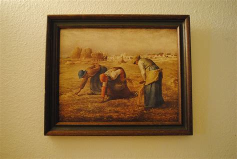 The Gleaners by Jean-François Millet print framed Lithograph | Etsy