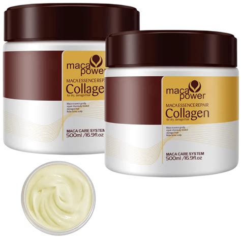 2pcx1690 Oz Collagen Hair Treatment Deep Repair Conditioning Argan Oil Collagen Hair Mask