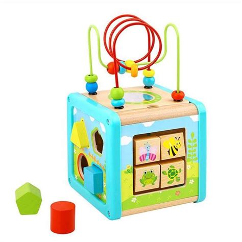 Cubo De Atividades Educativo Tooky Toy Brinquedos Educativos